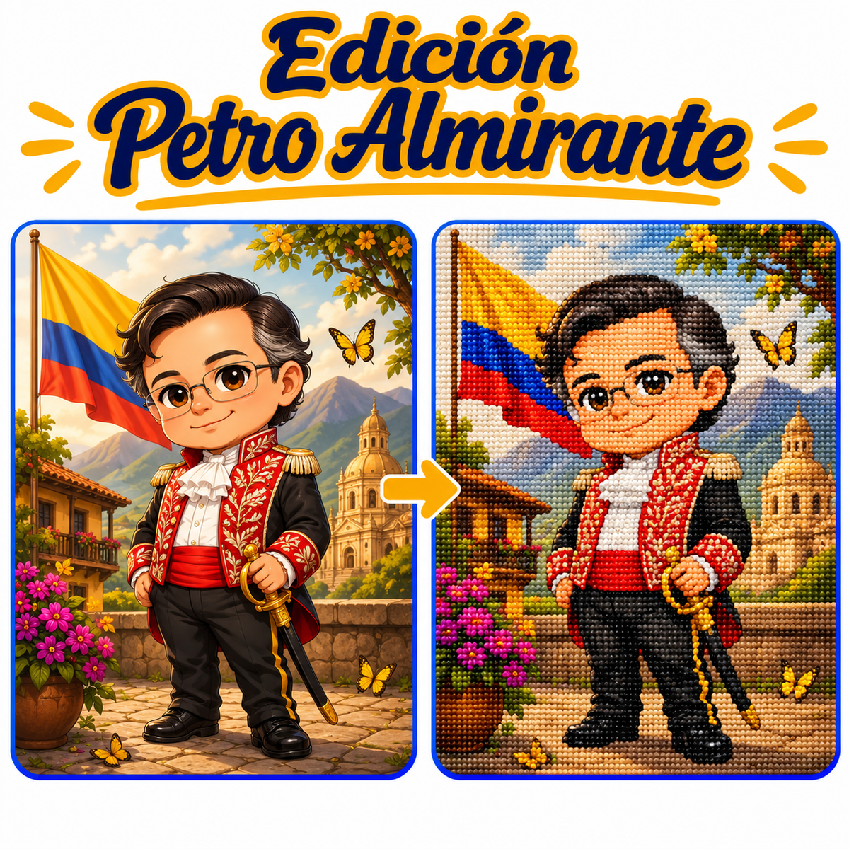 Convierte a Petro en una Obra de Arte™